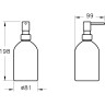 Диспенсер для жидкого мыла VITRA ORIGIN, хром A44891