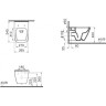 Комплект VITRA L-BOX INTEGRA SQUARE кнопка хром 9856B003-7207