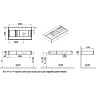 Модуль под раковину VITRA ORIGIN 90 см с выдвижным ящиком, правосторонний, черный дуб 65676