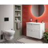 Панель смыва VITRA ROOT ROUND матовый черный 740-2211