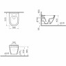 Подвесной безободковый унитаз VITRA S50 RIM-EX 7740B003-0075