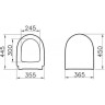 Сиденье VITRA SENTO с микролифтом дюропласт 86-003-009