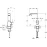 Смеситель VITRA SUIT для раковины хром A42616