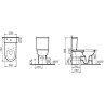 Унитаз VITRA CONFORMA open back 75 см 5816B003-0087
